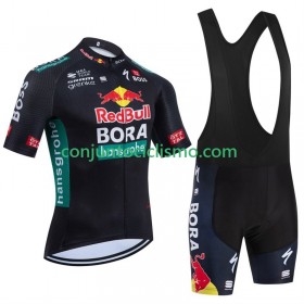 Conjunto Maillot + Culotte Corto con tirantes Bora Hansgrohe 2024